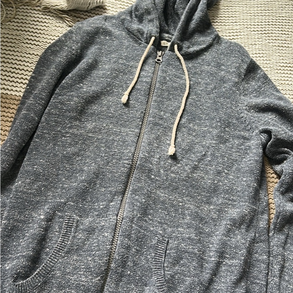 Ruff Hewn Gray Zip Up Jacket